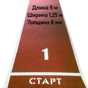 Купить Дорожка для разбега 5 м х 1,25 м. Толщина 8 мм в Дно 