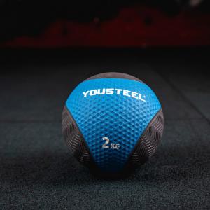 Купить Медбол для кроссфита резиновый Yousteel 2кг в Дно 