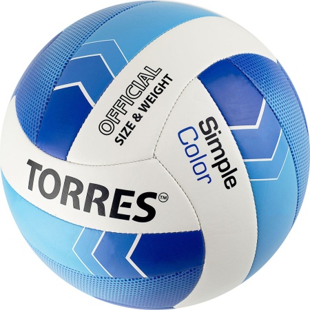 Купить Мяч волейбольный Torres Simple Color любительский р.5 в Дно 